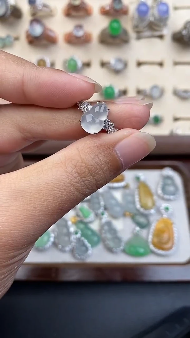 银S925镶嵌定制翡翠4633463