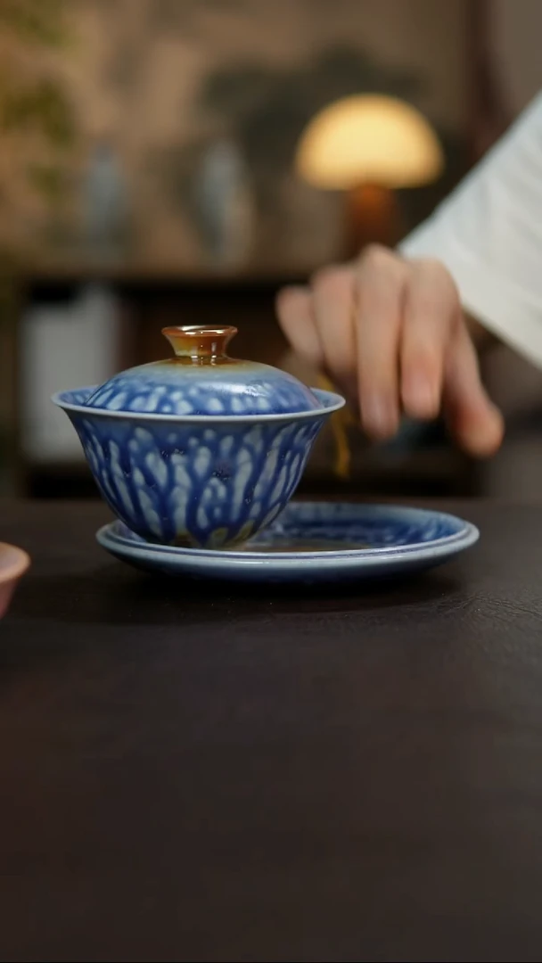 杯景德镇陶瓷杯碗柴烧多人