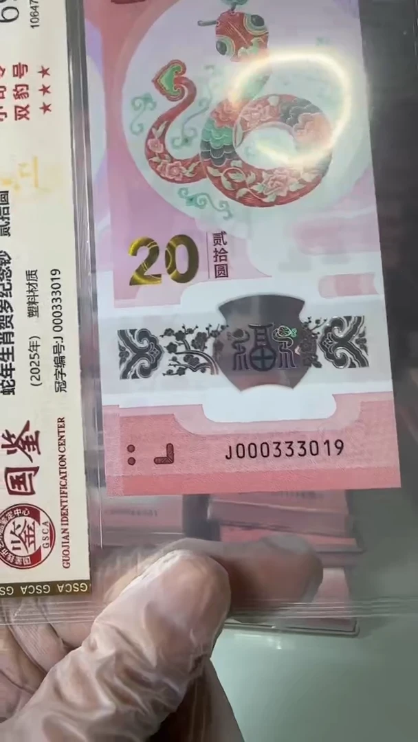 【闪购商品】塑料000333019蛇钞单张