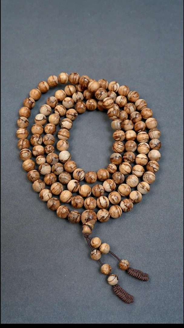 沉香沉香碎屑9mm达拉干花珠多圈25.26g