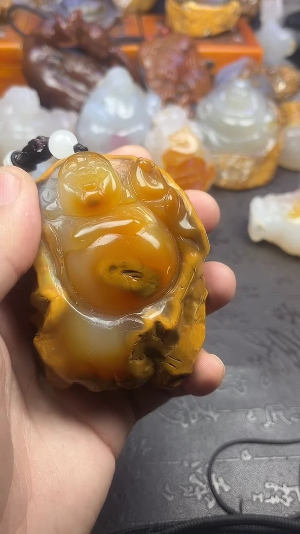 【闪购商品】玛瑙/玉髓手把未镶嵌1