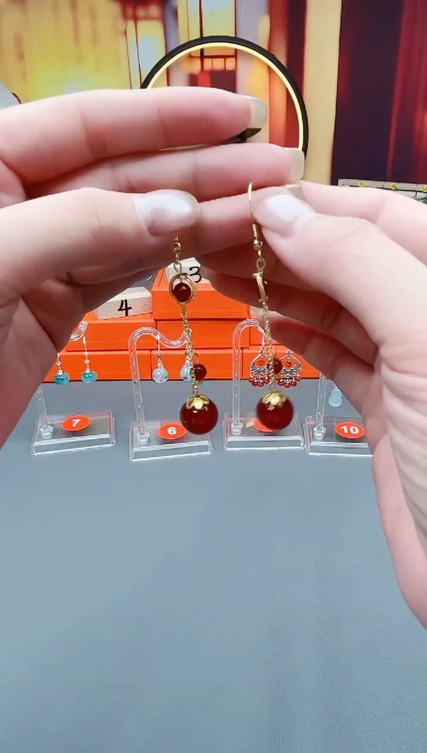 未镶嵌耳钉玛瑙/玉髓331