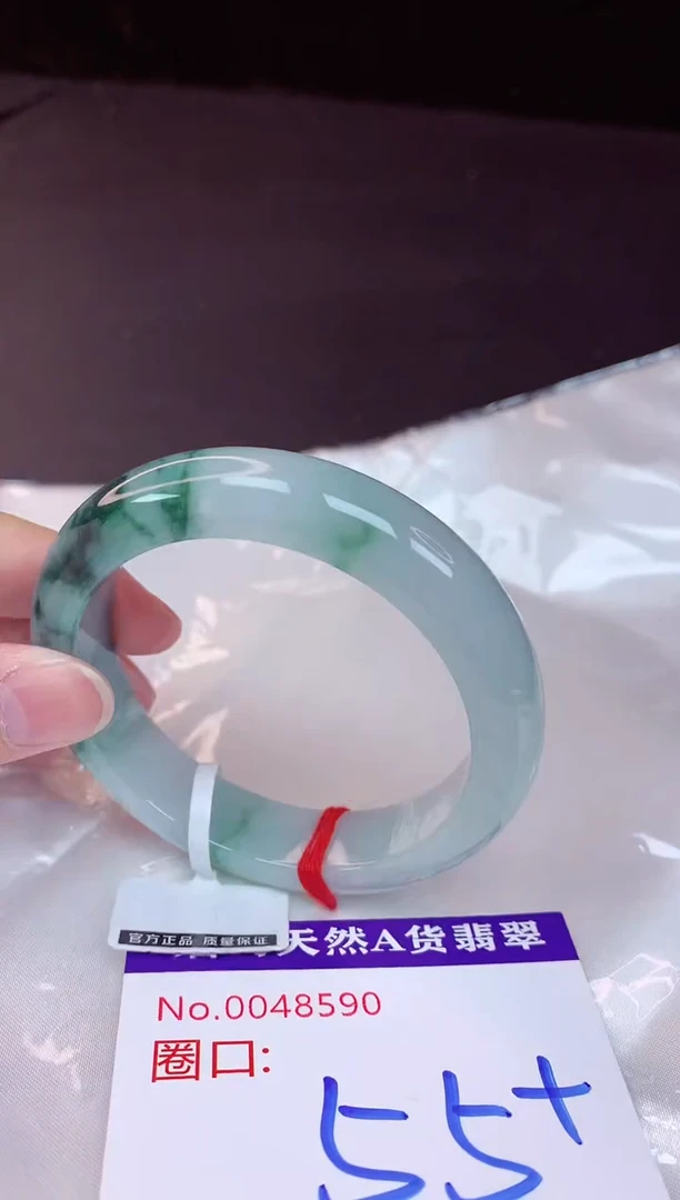未镶嵌手镯翡翠55+