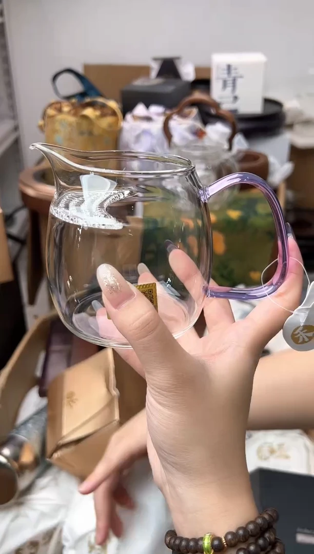 禾墨清韵茶海浅紫色