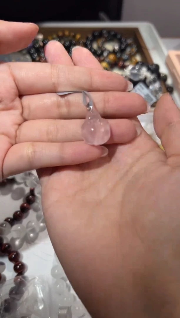 【闪购商品】芙蓉石吊坠(不含链)未镶嵌莫粉吊坠