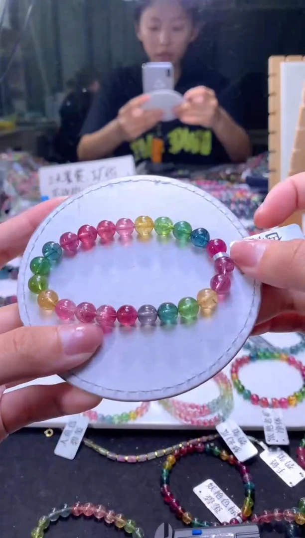 未镶嵌手串碧玺A115【天然碧玺】