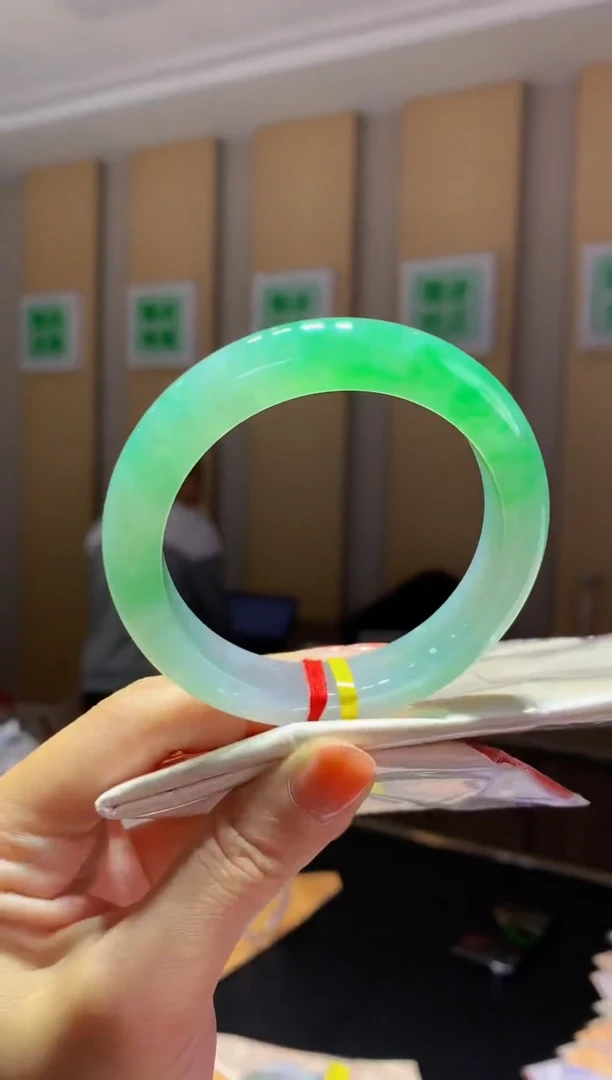 未镶嵌手镯翡翠-Q242 圈口55.1 全款30万 定金2万