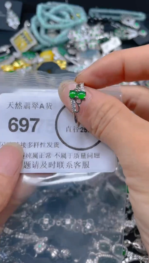 翡翠未镶嵌吊坠(不含链)697