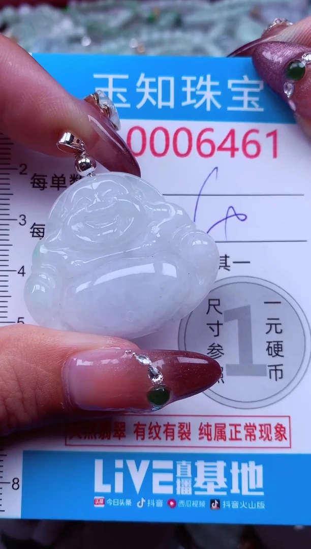 吊坠(不含链)未镶嵌翡翠6461