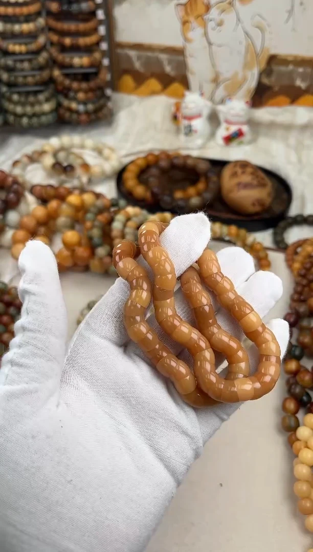 菩提根/象牙果手串a747卡1.0 水磨福利