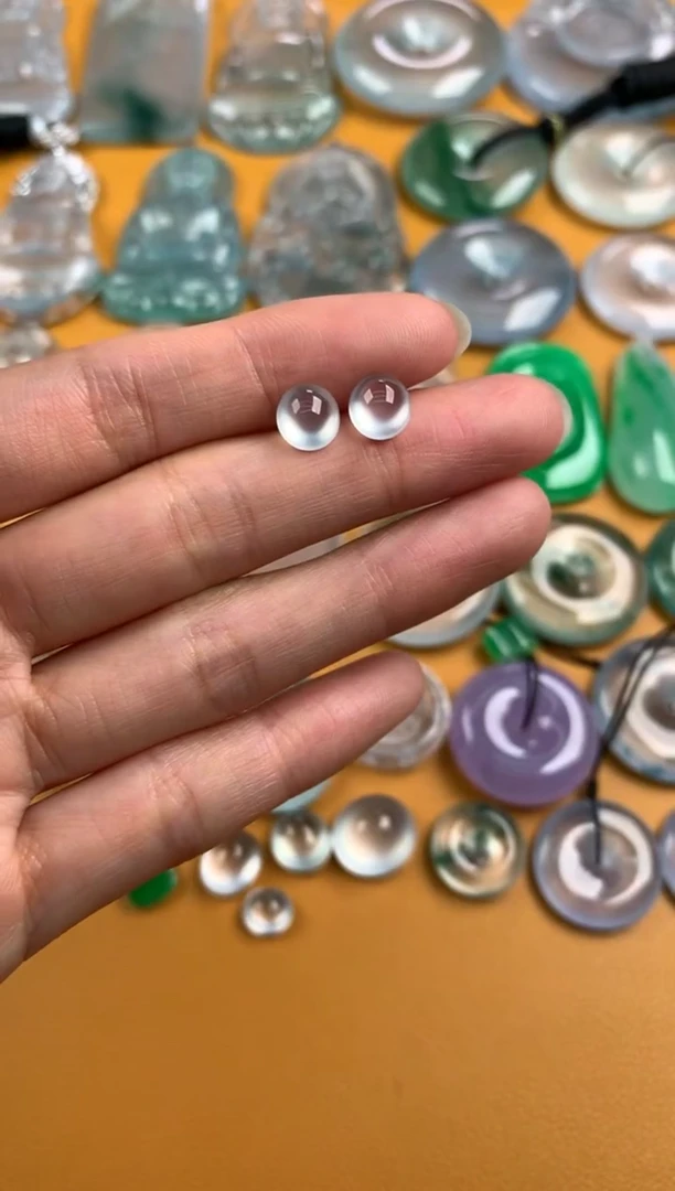 颈饰未镶嵌翡翠7.5-7.0-4.7