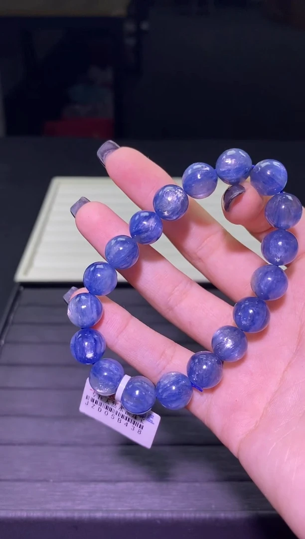 【闪购商品】水晶W078蓝晶石单圈11mm未镶嵌多样性发其一