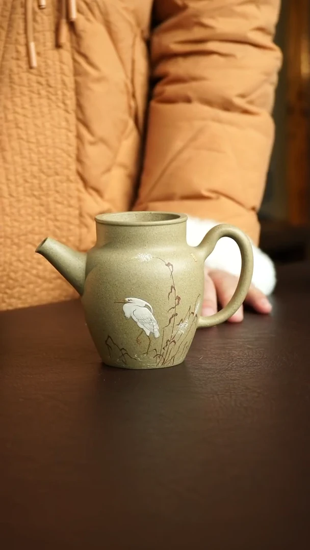 茶杯紫砂64号 李建军老师白鹭鸟公道