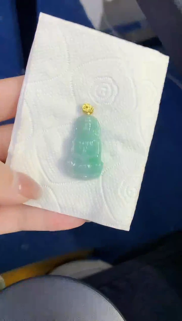 颈饰未镶嵌翡翠缅甸天然翡翠a货