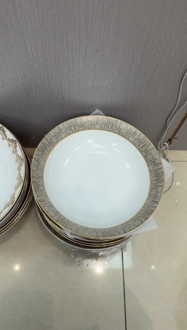 瓷片9英寸汤碗  1个