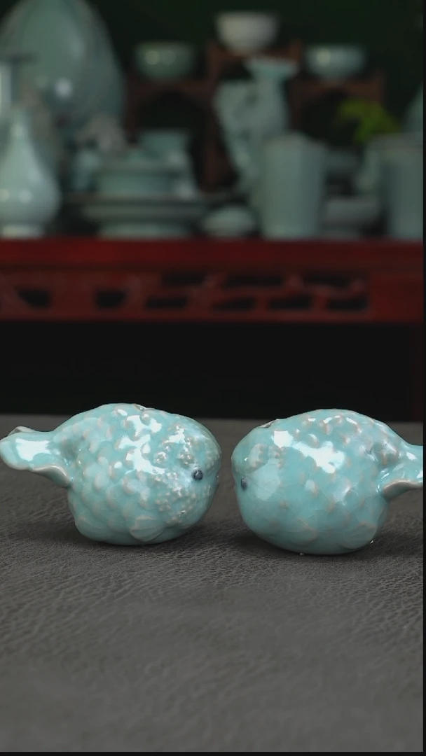 纯手工幸运小锦鲤1对微瑕福利~帆