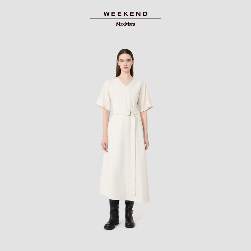 Weekend MaxMara 2026早秋新款女装棉质长款连衣裙5226016106商品图