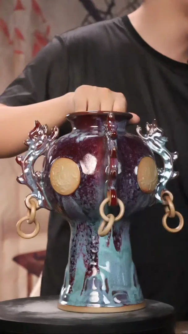 瓷片少年渡钧 钧瓷收藏品