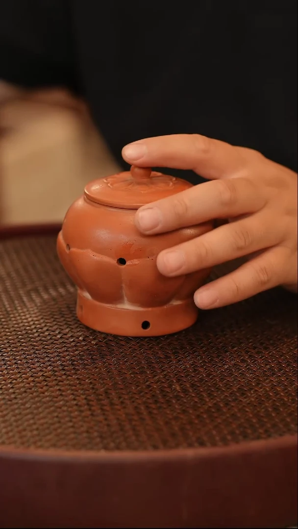 茶壶紫砂原矿手工制作香炉
