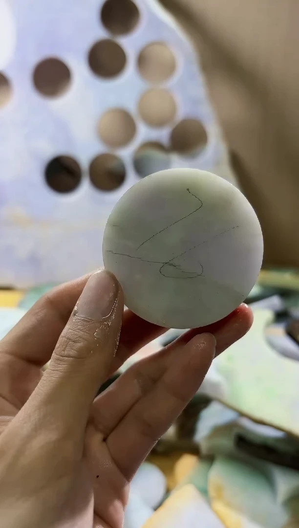 翡翠未镶嵌颈饰翡翠A货 陈谭210