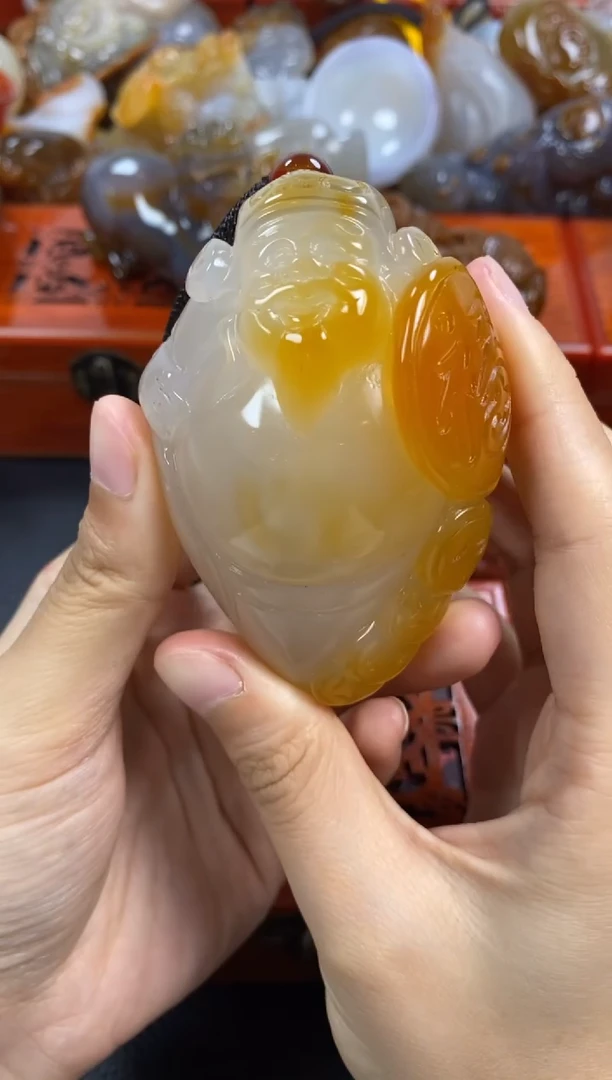 未镶嵌手把玛瑙/玉髓新*和1
