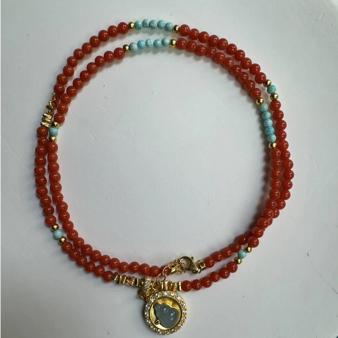 【解压安神】川料南红手串（天然珠宝多样性发其一）