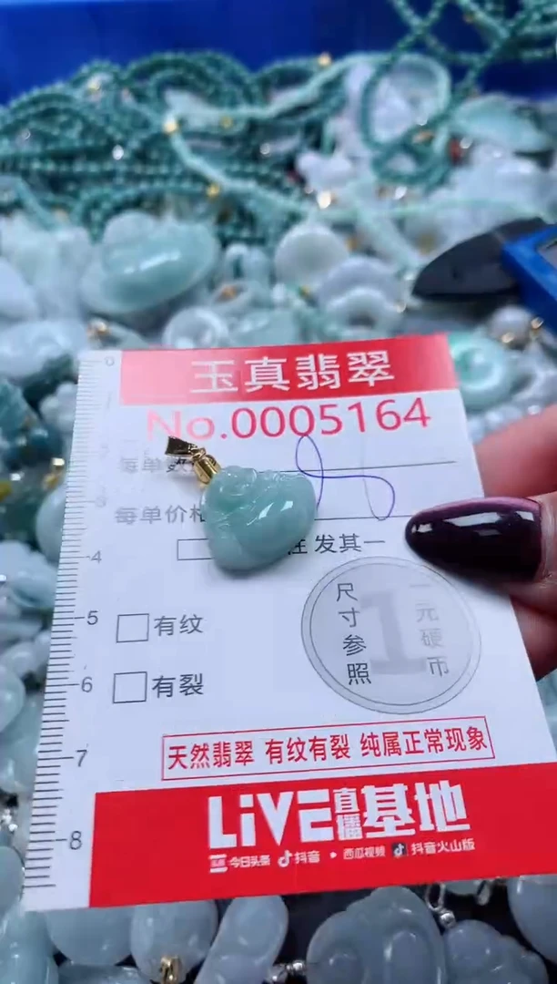 吊坠(不含链)未镶嵌翡翠5164