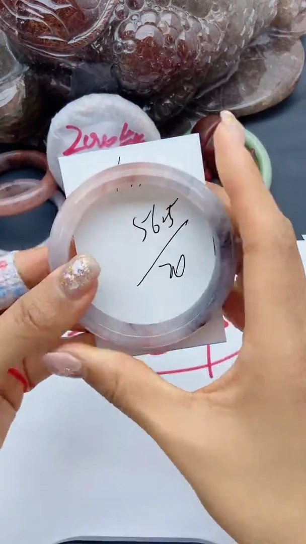 未镶嵌手镯石英质玉A138+56.5