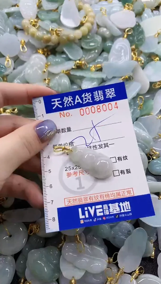 颈饰未镶嵌翡翠天然A货翡翠