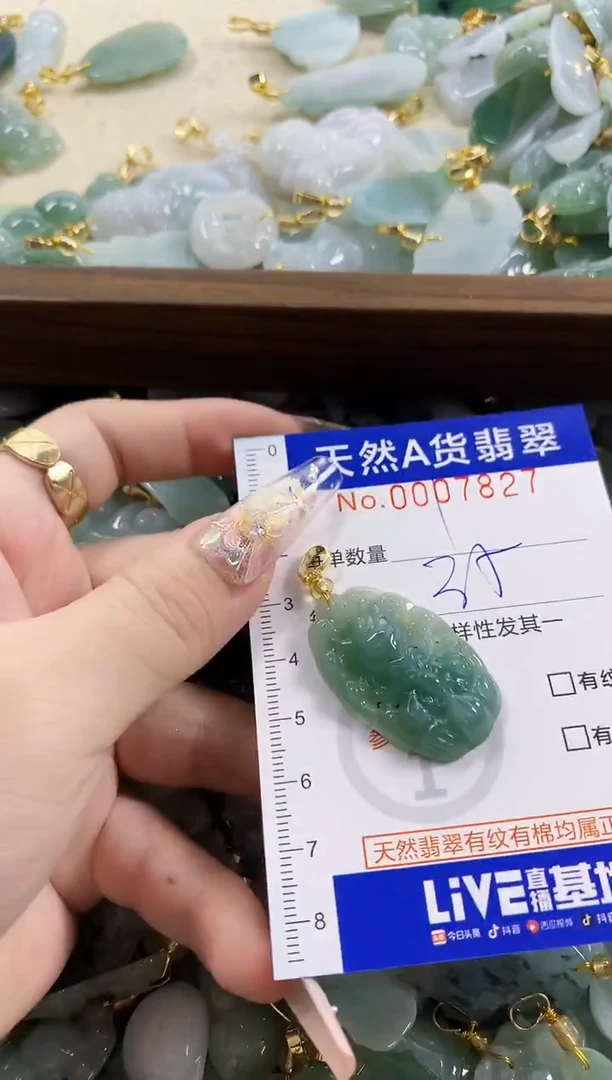 颈饰未镶嵌翡翠天然A货翡翠