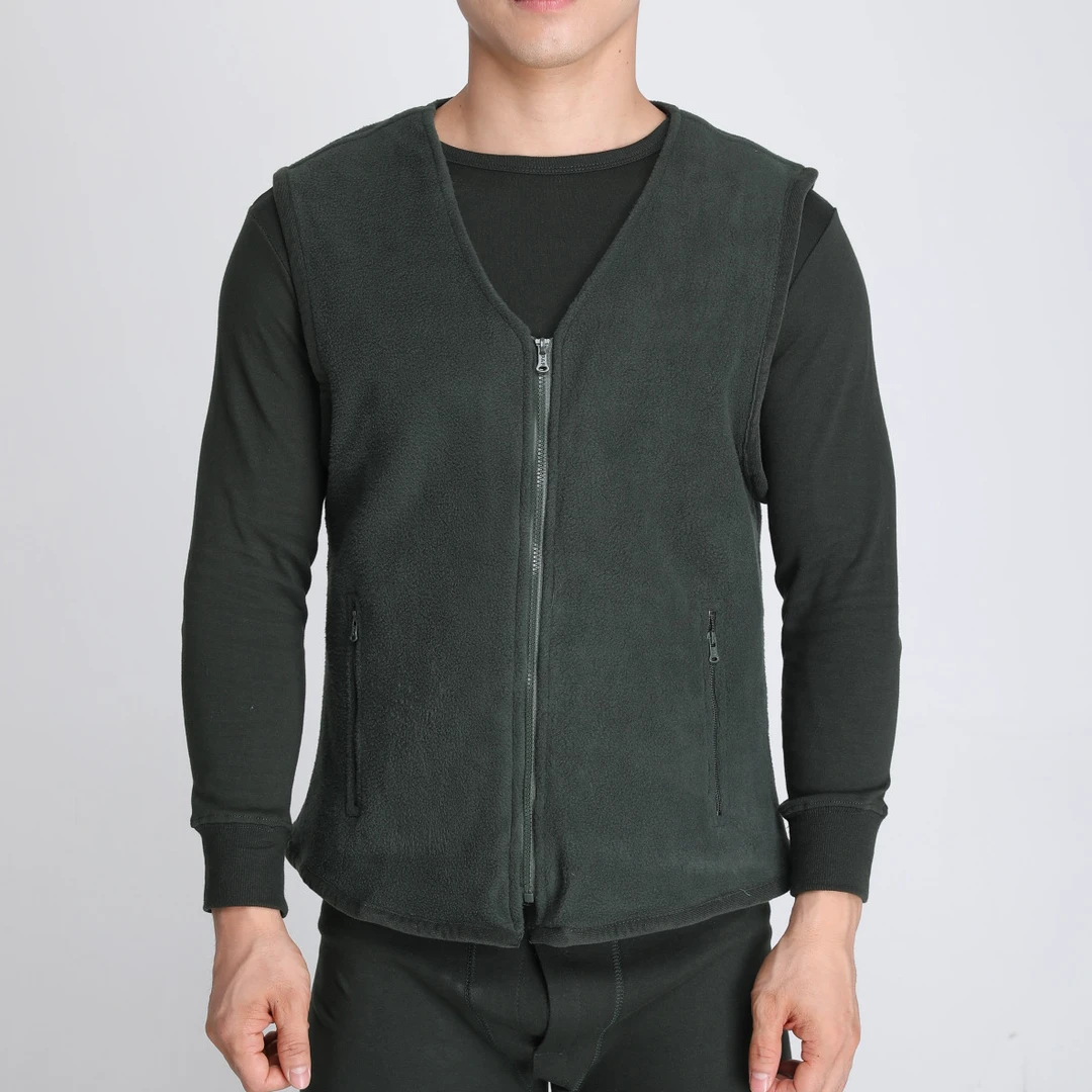 瑕疵款 加绒背心多口袋背心保暖秋冬