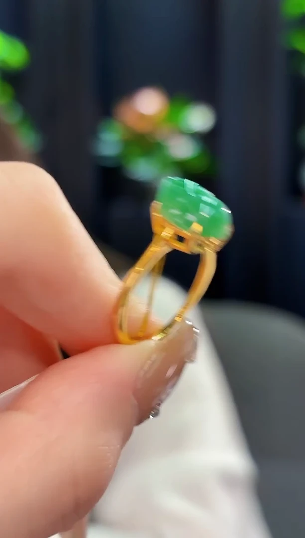 翡翠戒指未镶嵌 缅料A货/支持复检/一件