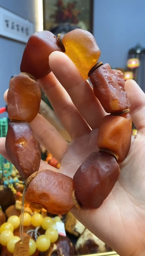 手链琥珀未镶嵌手串