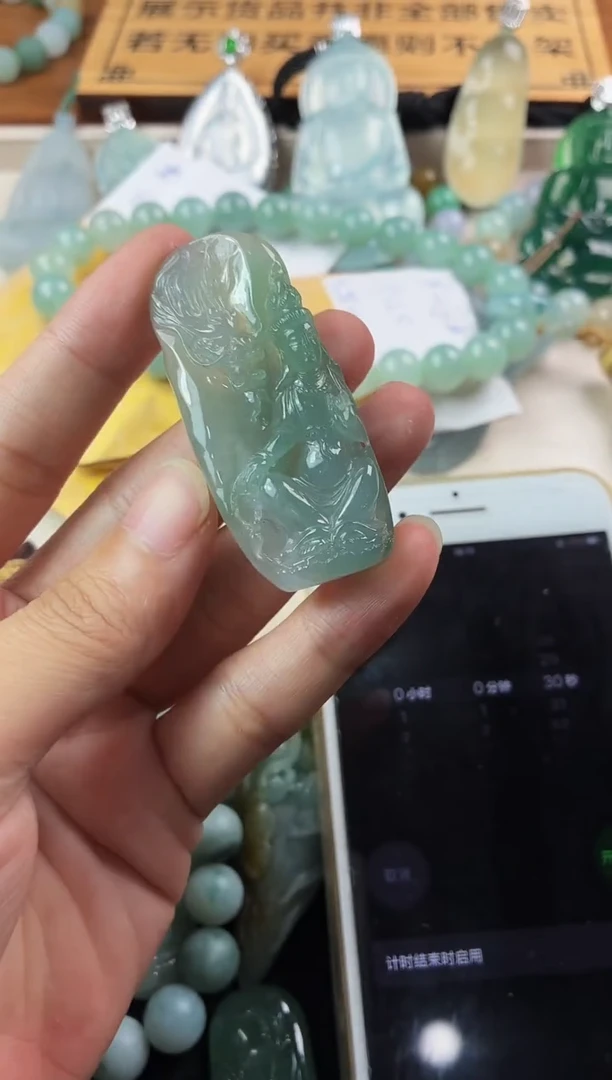 定制翡翠未镶嵌克**明5025毛货不退不换