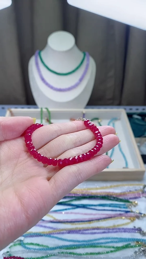 【闪购商品】红宝石手链14K金镶嵌诗宁甄选珠宝SYZB61