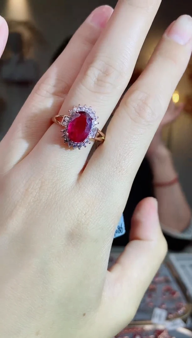 银S925镶嵌手饰碧玺手饰