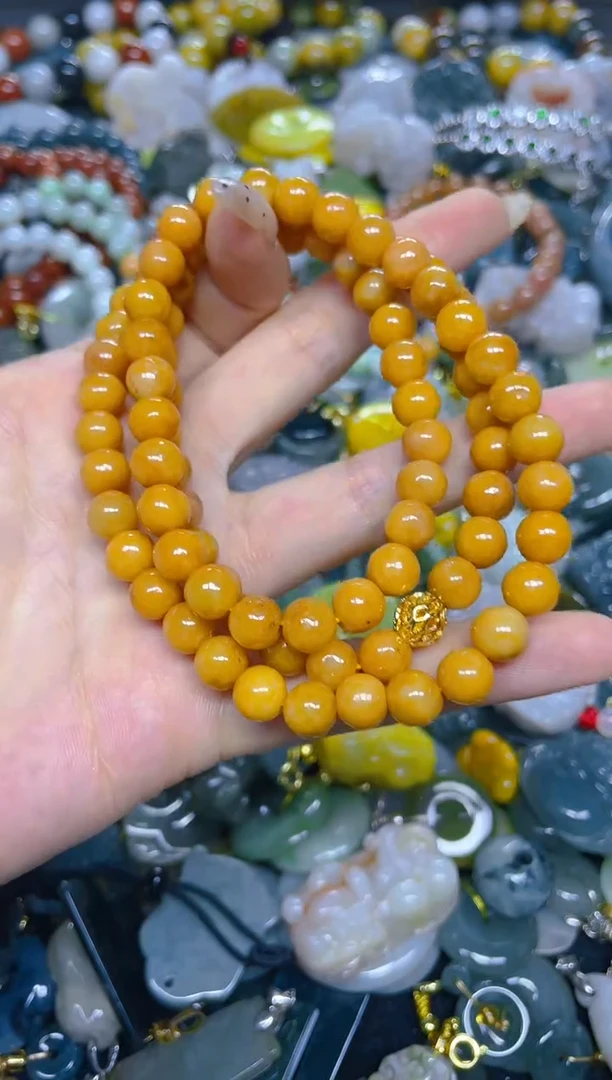 颈饰未镶嵌翡翠8MM