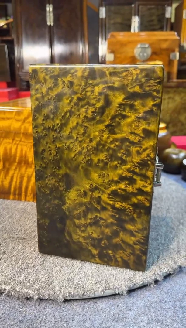 【闪购商品】乌木类成套家具阴沉乌木首饰盒Y123