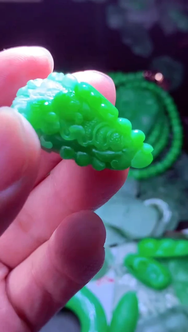 未镶嵌定制翡翠程**#翡翠毛货定制