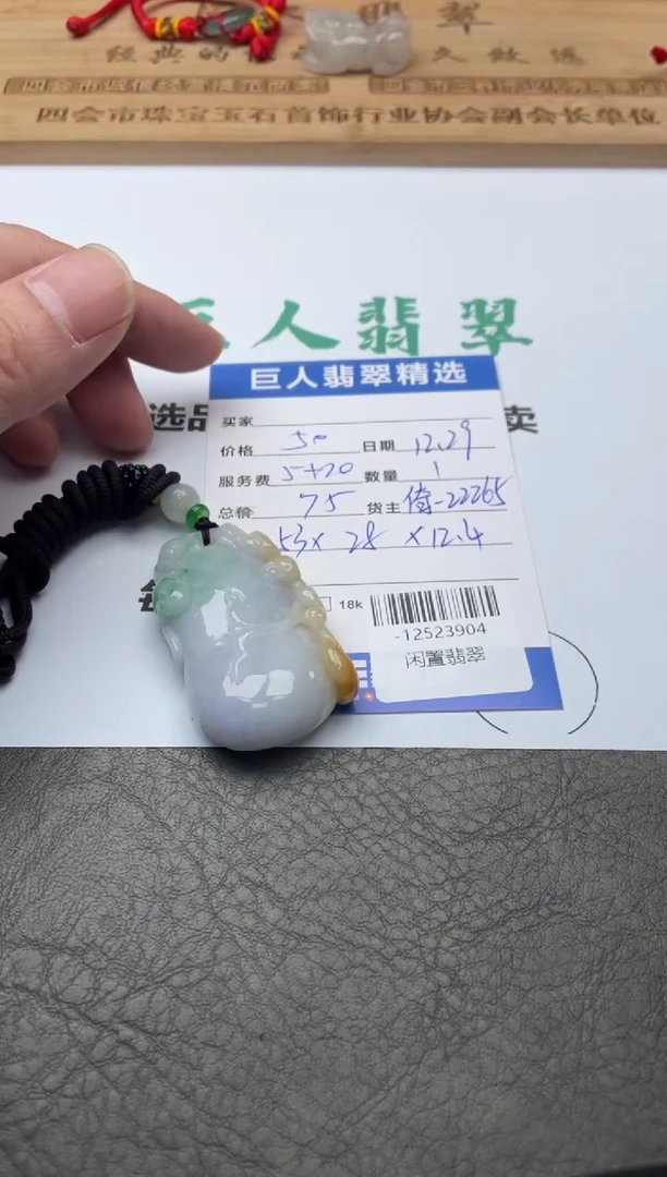 颈饰未镶嵌翡翠多人-12523904