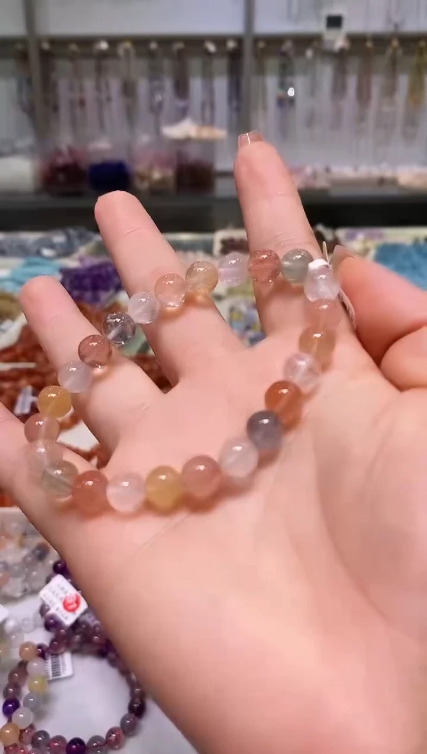 未镶嵌手链水晶多样性发其一兔毛