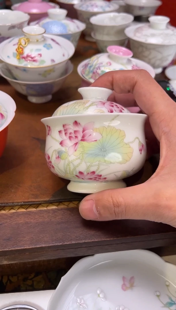 景德镇纯手绘陶瓷茶具