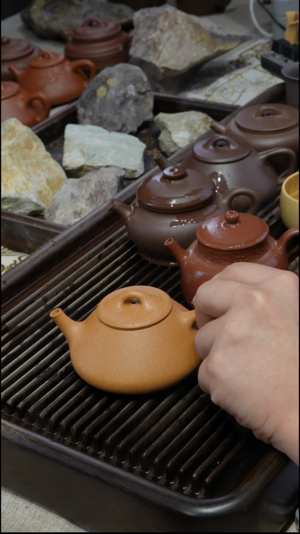 茶壶紫砂老档口 黄金段  任瓢