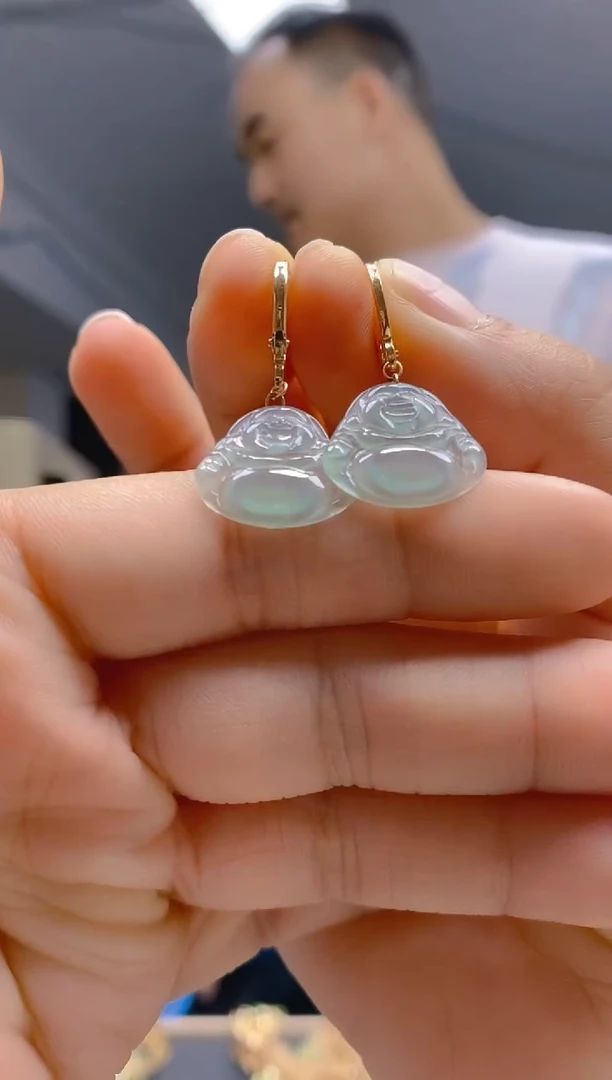 【闪购商品】翡翠耳饰合金0180翡翠耳包