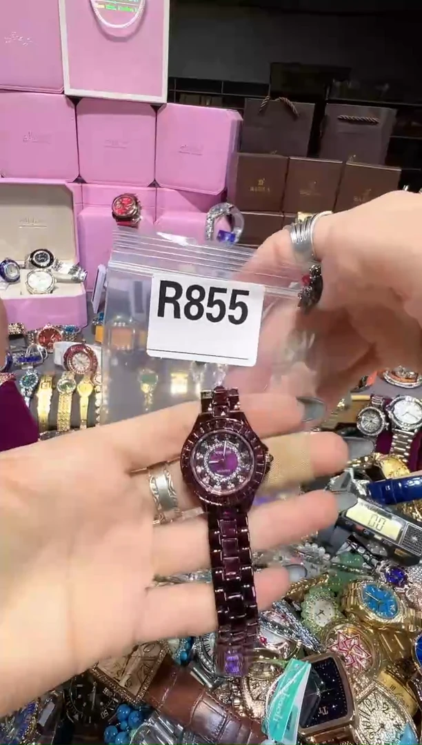 石英机芯不锈钢不锈钢直播定闪专用