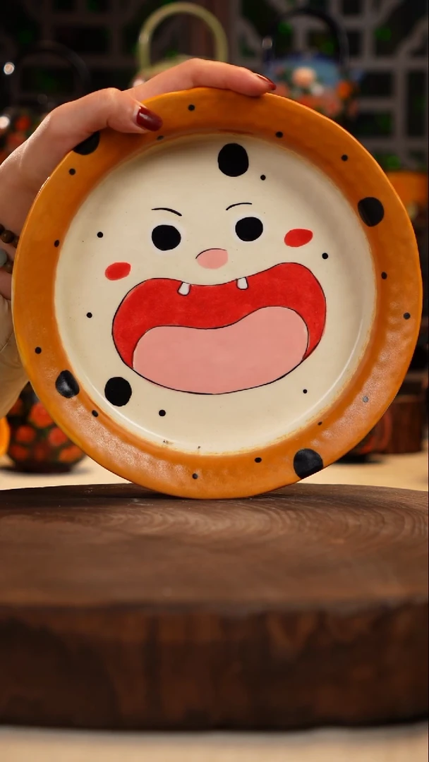 油画   釉下彩   盘