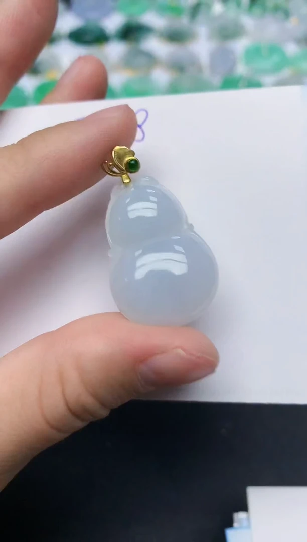 颈饰未镶嵌翡翠天然缅甸A货翡翠百元以上9元证书费自理