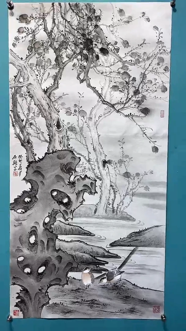 国画画都展厅明德老师国画作品25