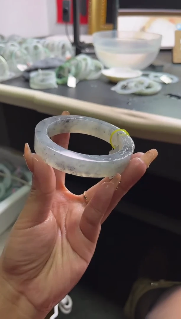 未镶嵌手镯定制翡翠58-60「定制不退不换」