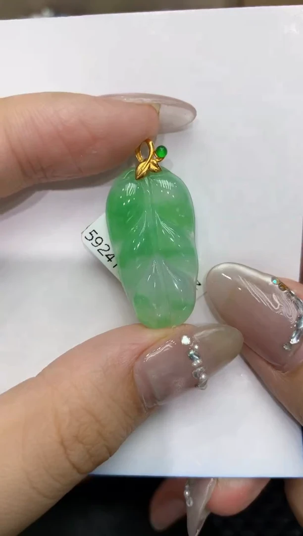 【闪购商品】翡翠颈饰18K金镶嵌222222222